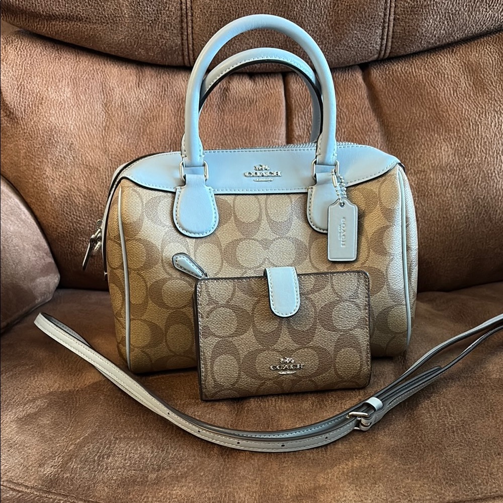 Coach mini Bennett and matching wallet